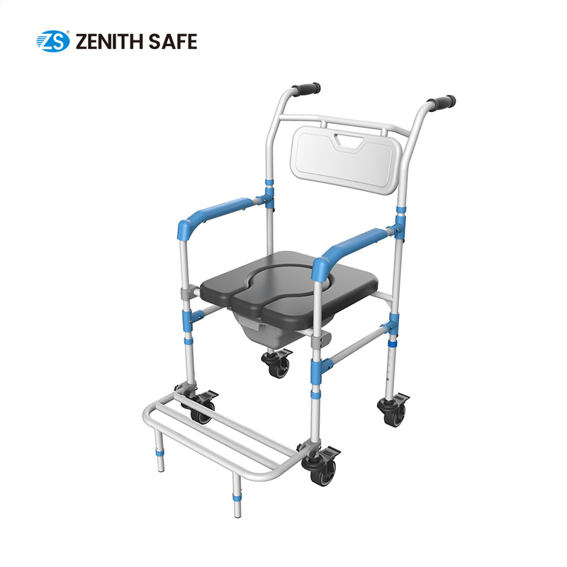 BARIATRIC 3-IN-1COMMODE-SHOWER WHEELED CHAIR