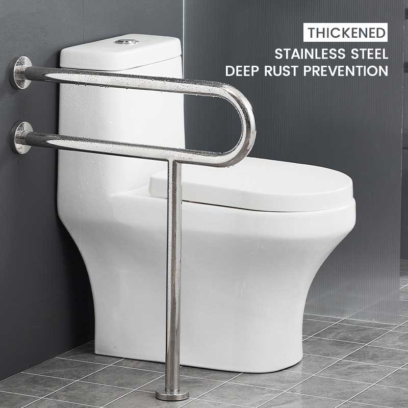 1015 Stainless Steel U-Shaped Floor-Mounted Grab Bar 1015 Stainless Steel U-Shaped Floor-Mounted Grab Bar