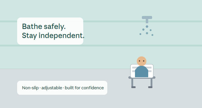 How Elderly People Can Bathe Independently and Safely at Home